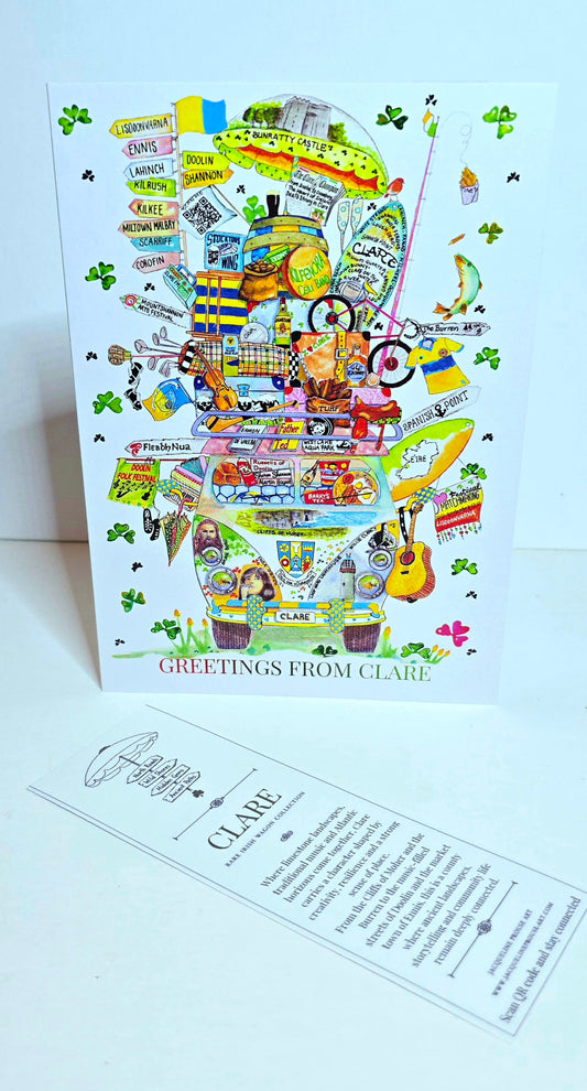 CLARE GREETING CARD