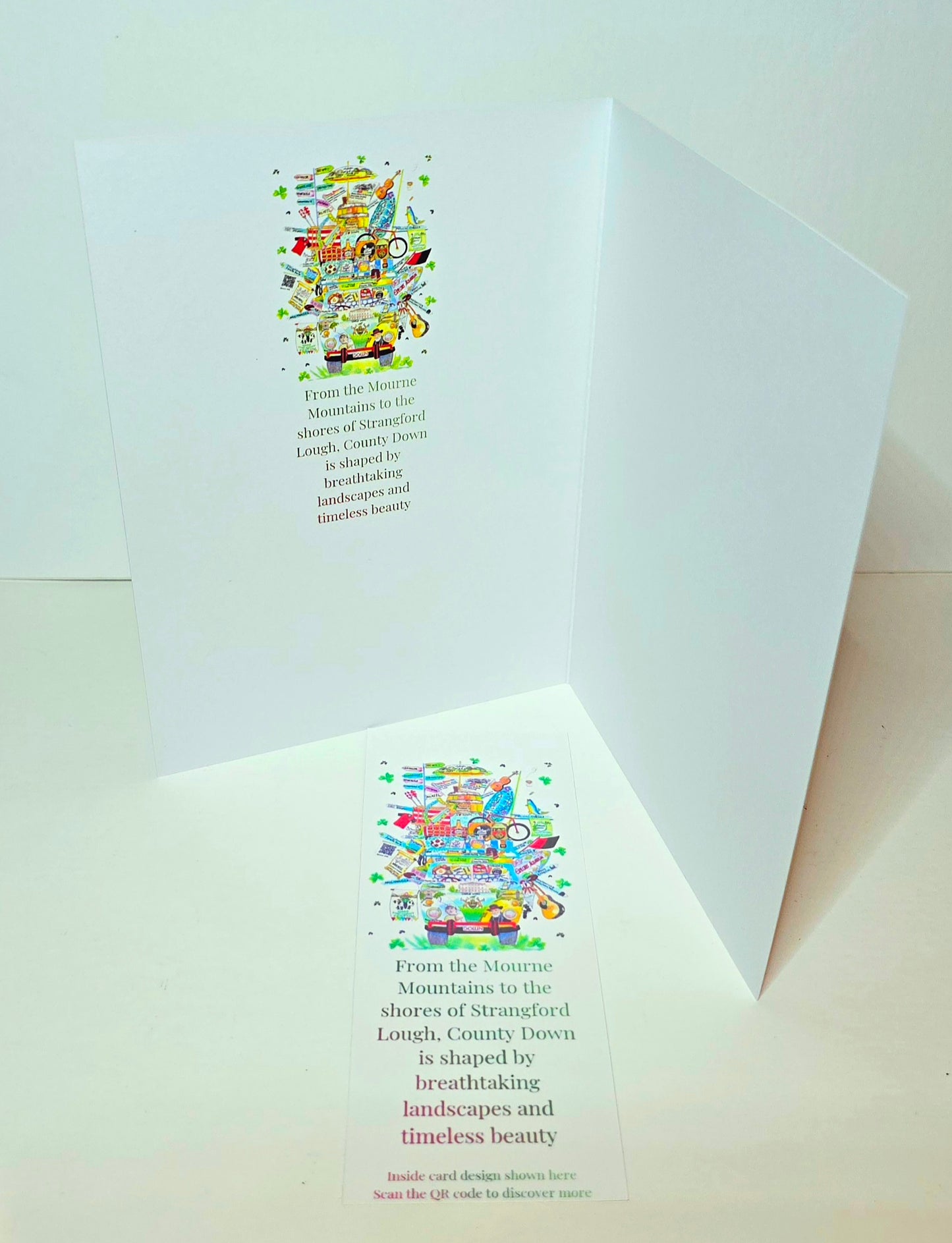 DOWN GREETING CARD