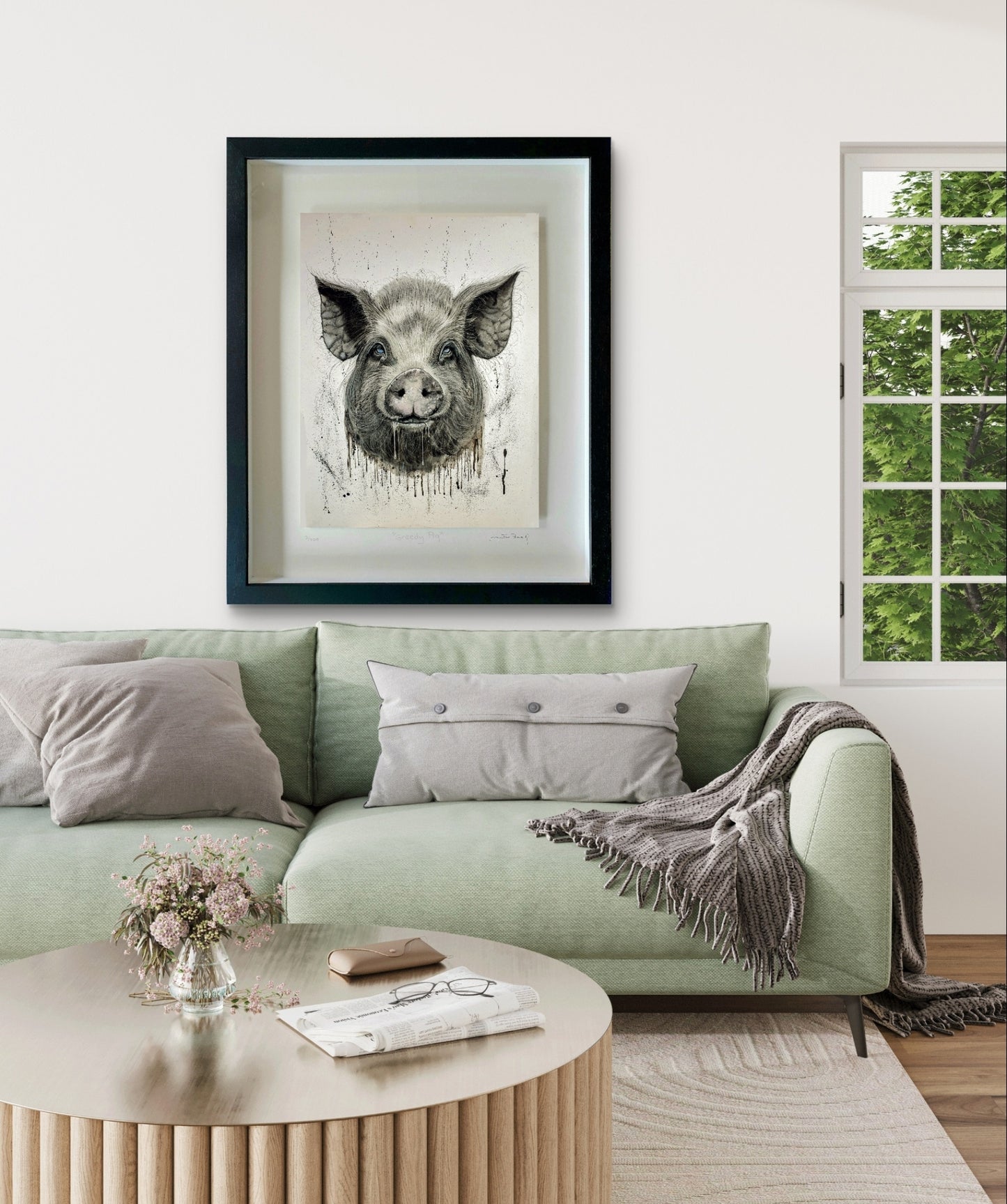 GREEDY IRISH PIG -Limited Editions & Open Edition Prints