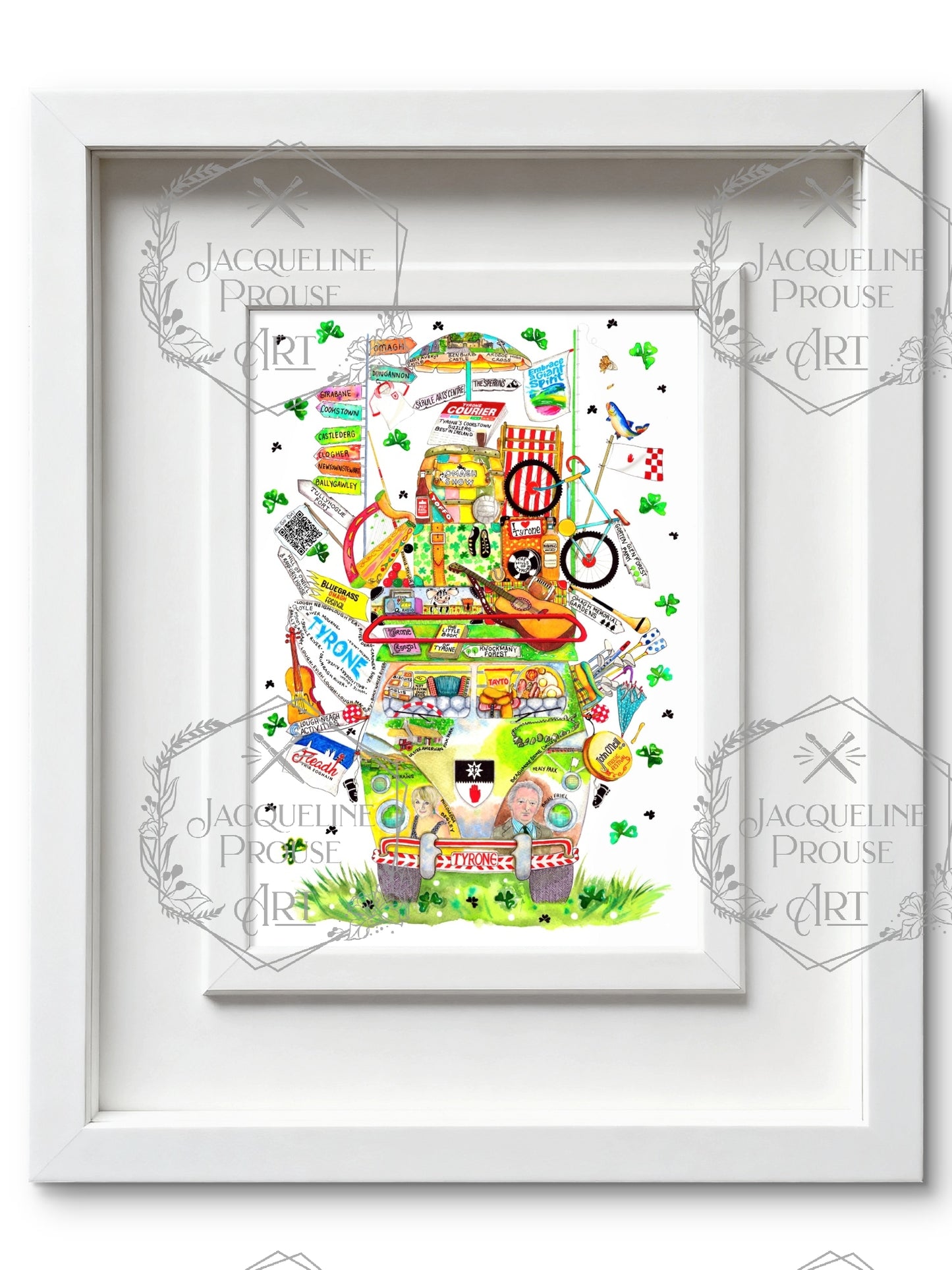TYRONE ART PRINT- THE RARE TYRONE WAGON☘️ A Gift For All Occasions ☘️