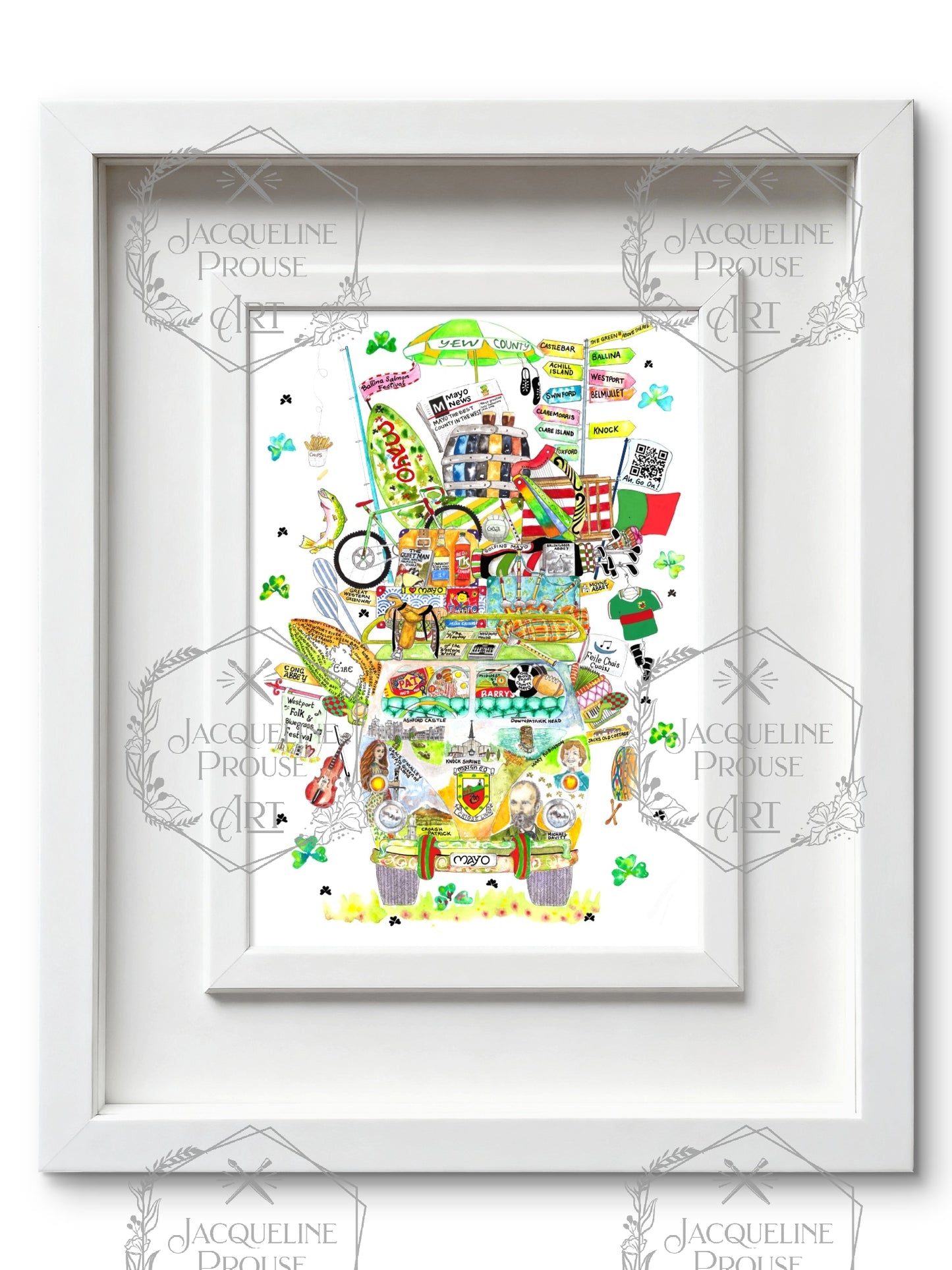 MAYO ART PRINT - THE RARE MAYO WAGON☘️ A Gift For All Occasions ☘️
