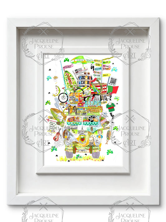 MAYO ART PRINT - THE RARE MAYO WAGON☘️ A Gift For All Occasions ☘️
