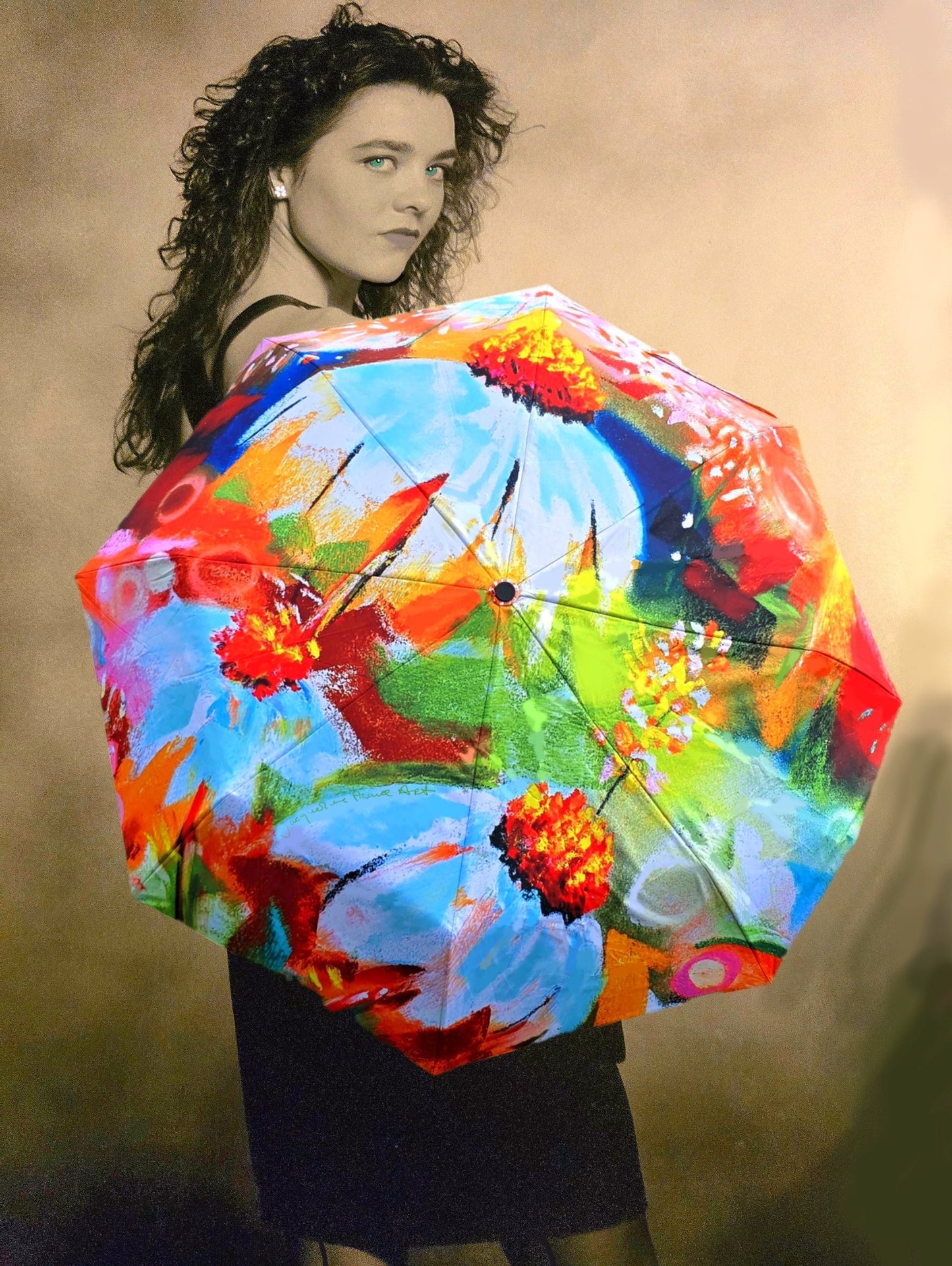 COMPACT UMBRELLA (DAISY SUNSHINE 🌞 🌼💮⚘️