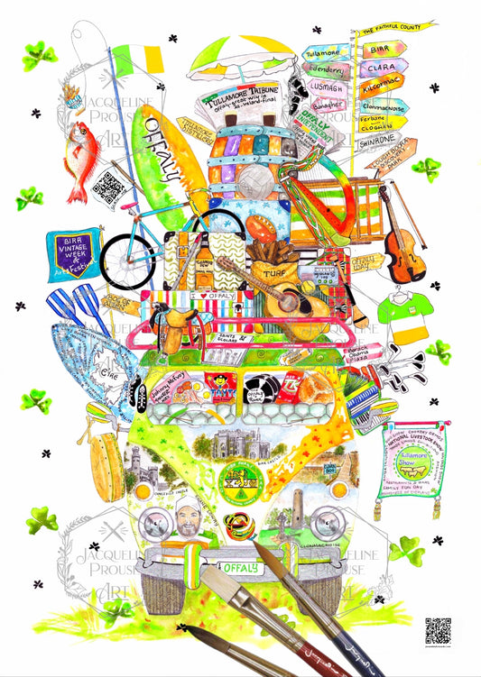 OFFALY - THE RARE OFFALY WAGON☘️ A Gift For All Occasions ☘️