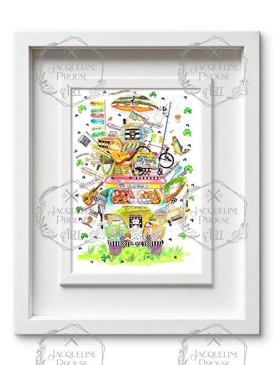 SLIGO ART PRINT - THE RARE SLIGO WAGON ☘️ A Gift For All Occasions ☘️