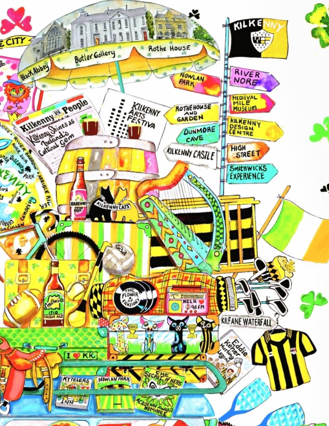 KILKENNY ART PRINT - THE RARE KILKENNY WAGON☘️ A Gift For All Occasions ☘️