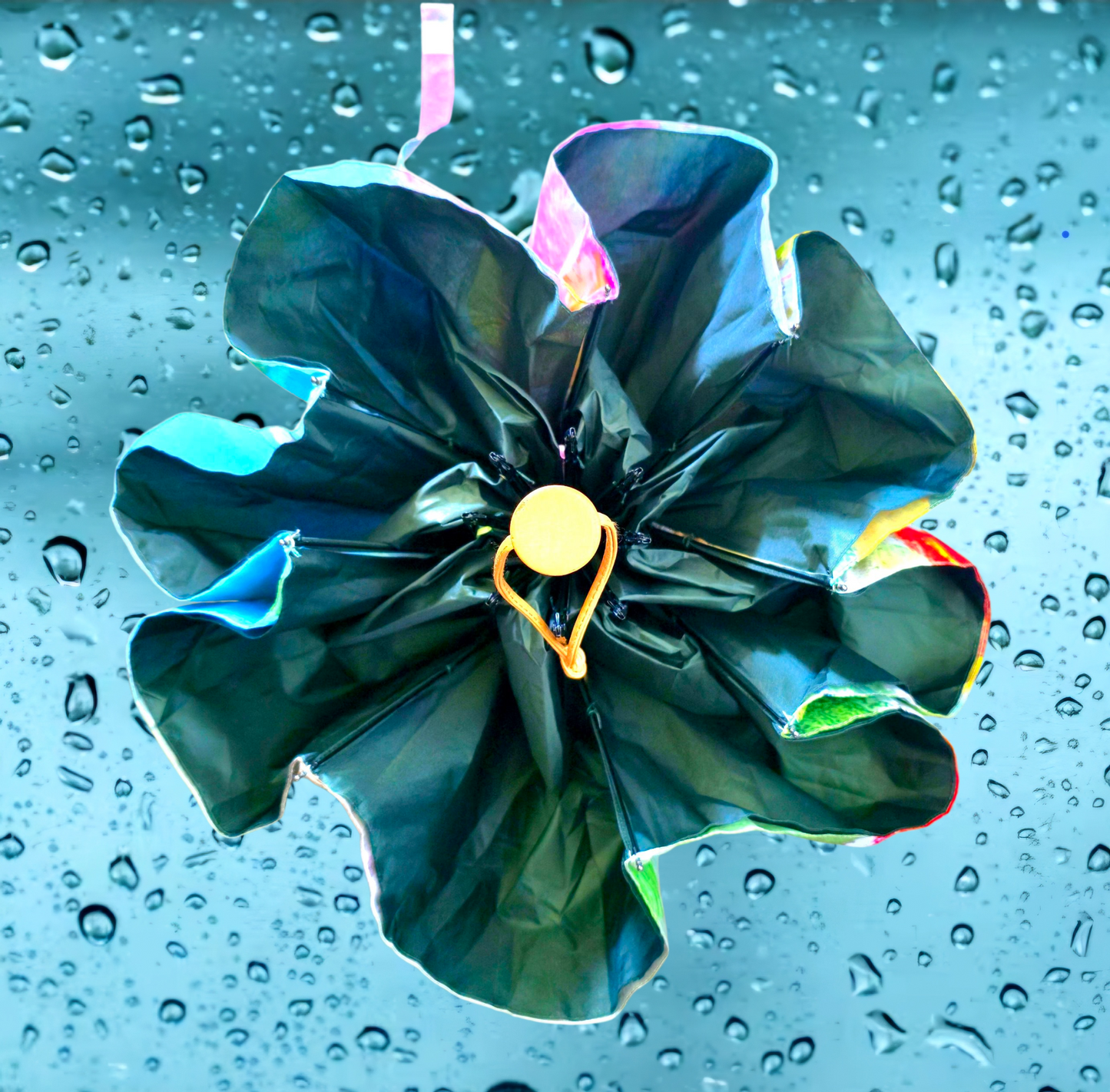 COMPACT UMBRELLA - IRISH DAFFODILS & SPRING FLOWERS💐🌻🌷🌸