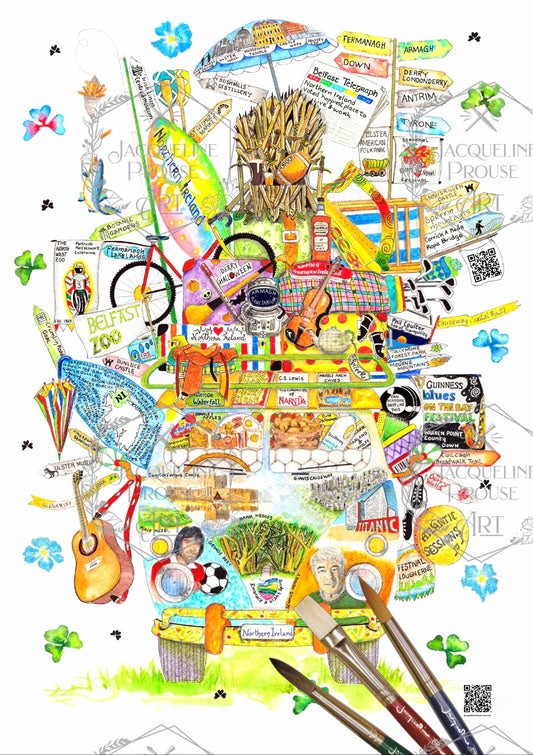 NORTHERN IRELAND - THE RARE NORTHERN IRELAND WAGON ☘️ A Gift For All Occasions☘️