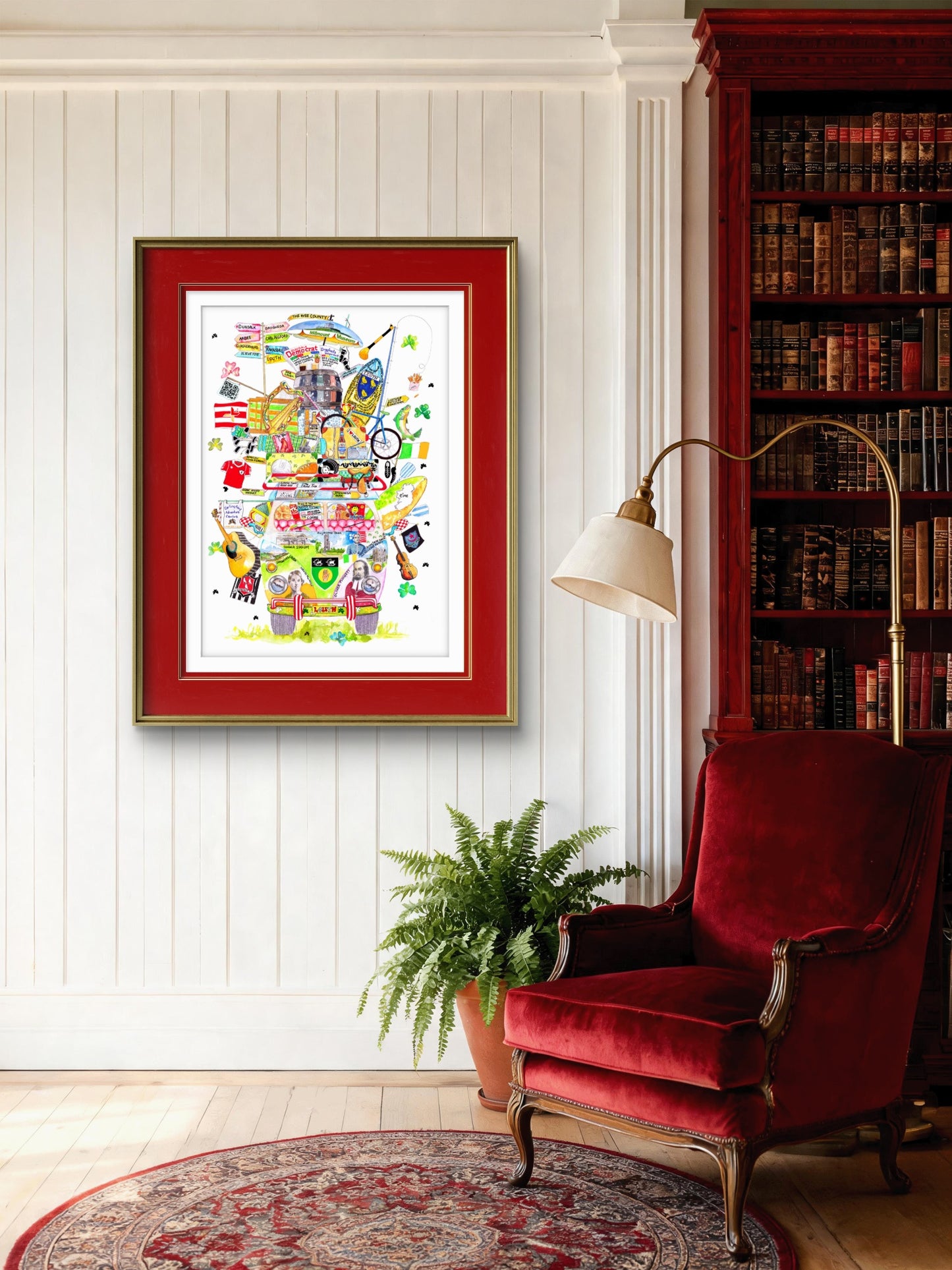 LOUTH ART PRINT - THE RARE LOUTH WAGON☘️ A Gift For All Occasions ☘️