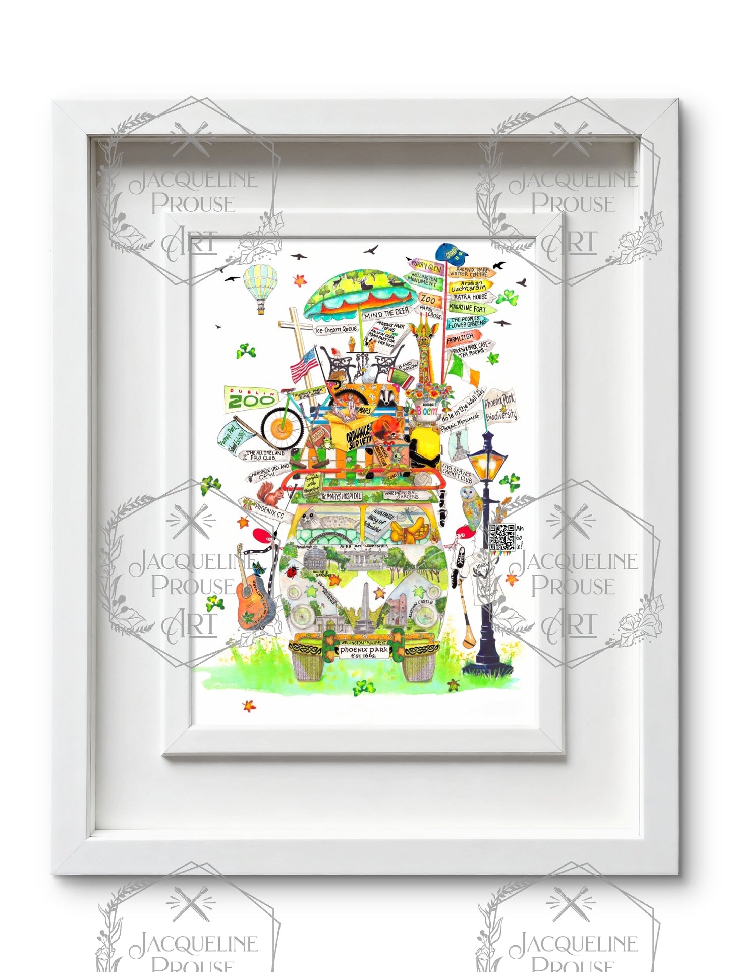 PHOENIX PARK ART PRINT 🦌🍀🍀