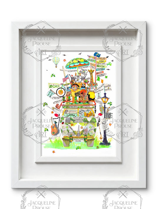 PHOENIX PARK ART PRINT 🦌🍀🍀