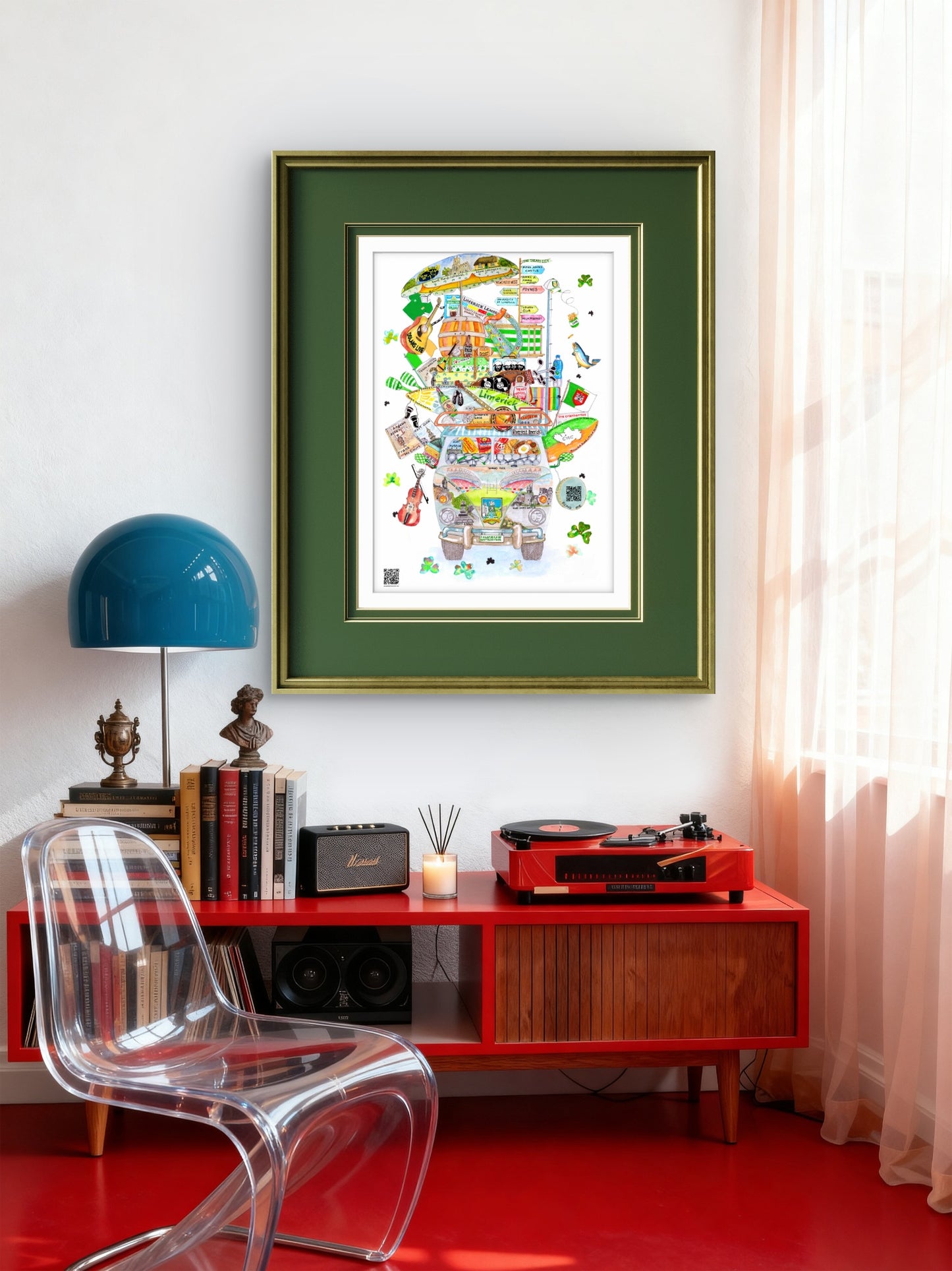 LIMERICK ART PRINT - THE RARE LIMERICK WAGON☘️ A Gift For All Occasions ☘️
