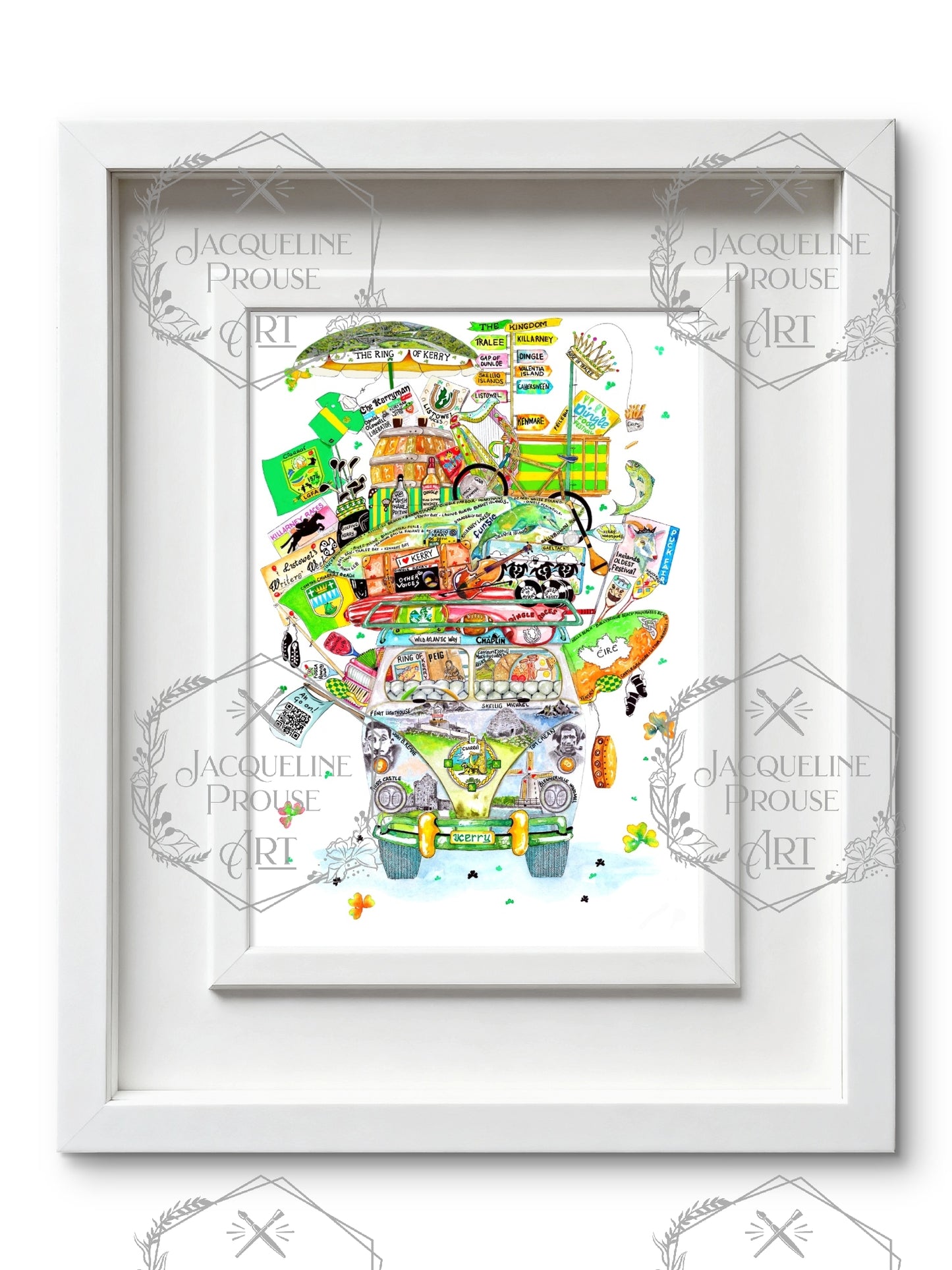 KERRY ART PRINT - THE RARE KERRY WAGON ☘️ A Gift For All Occasions ☘️
