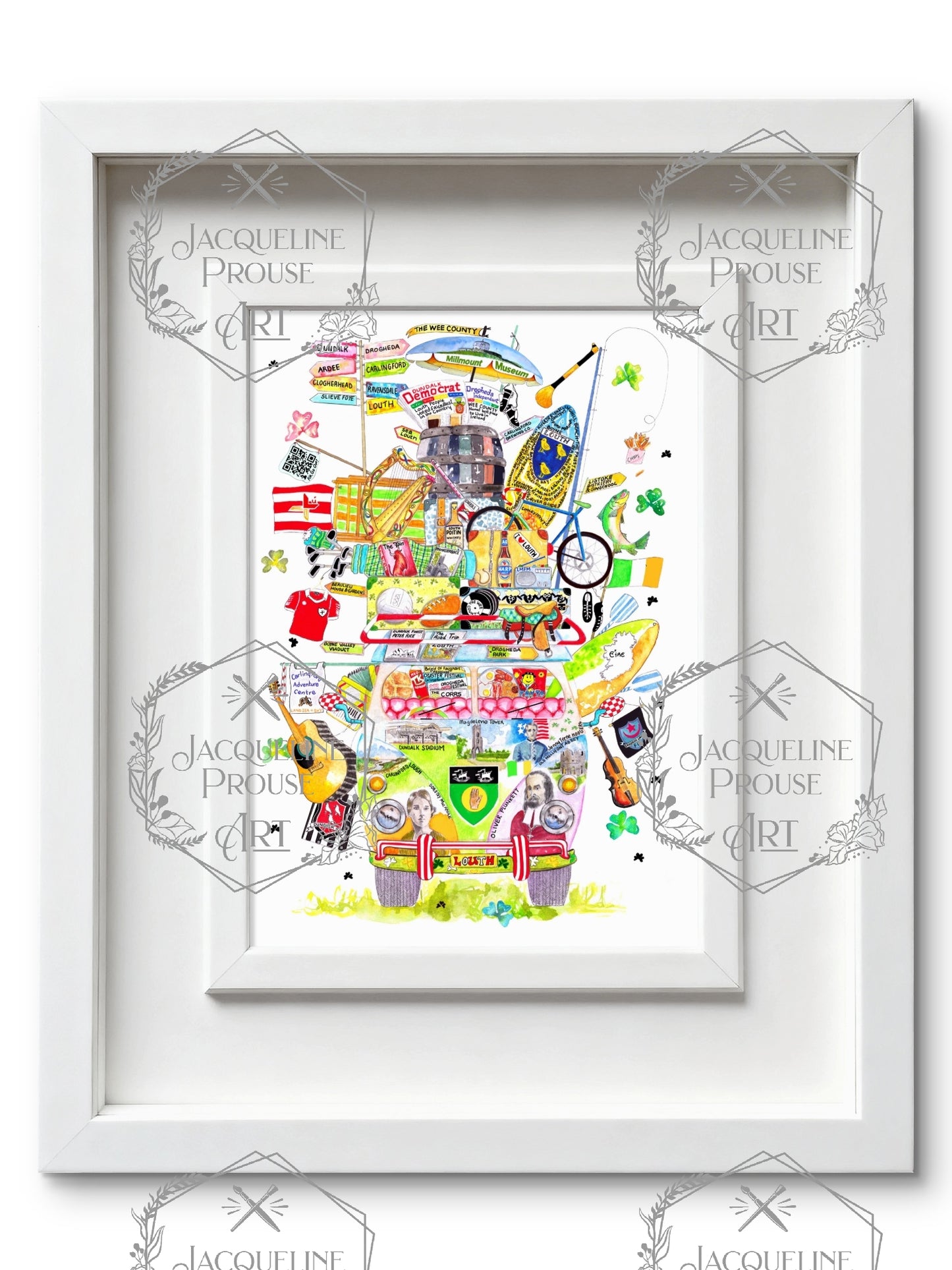 LOUTH ART PRINT - THE RARE LOUTH WAGON☘️ A Gift For All Occasions ☘️
