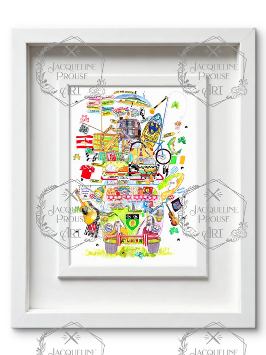 LOUTH ART PRINT - THE RARE LOUTH WAGON☘️ A Gift For All Occasions ☘️