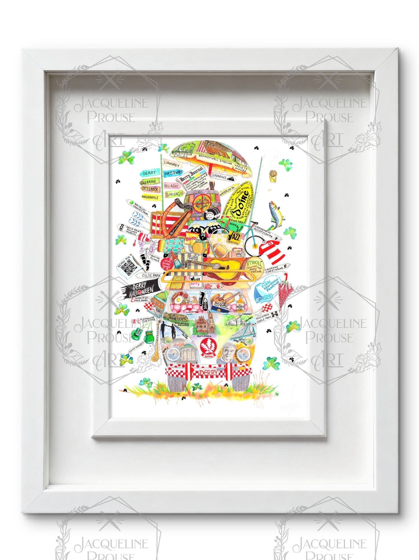 DERRY ART PRINT - THE RARE DERRY WAGON☘️ A Gift For All Occasions ☘️