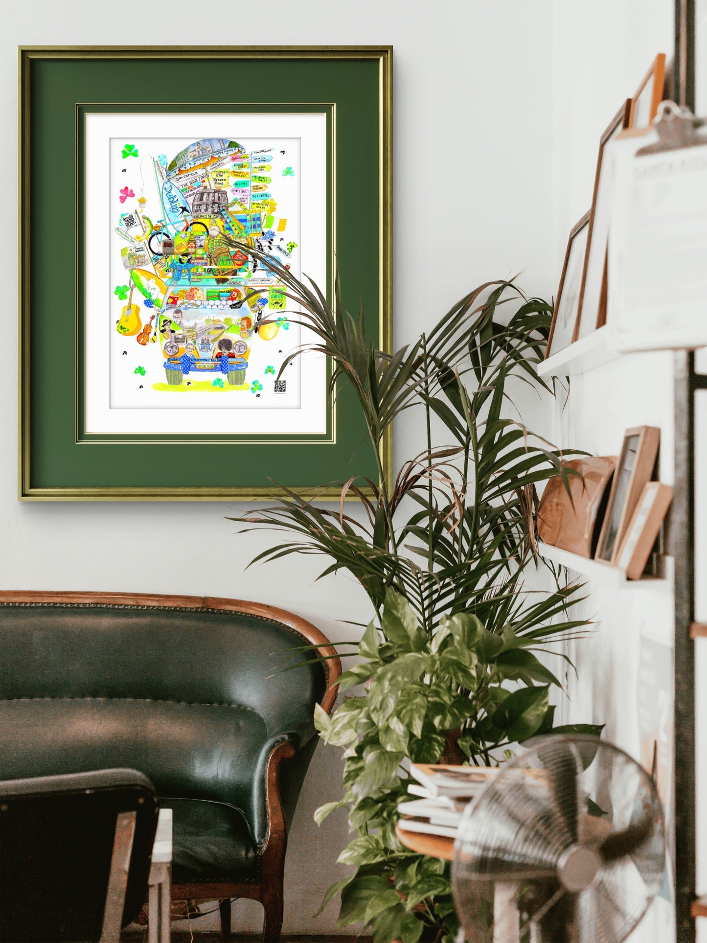 DUBLIN ART PRINT- THE RARE DUBLIN WAGON☘️ A Gift For All Occasions ☘️