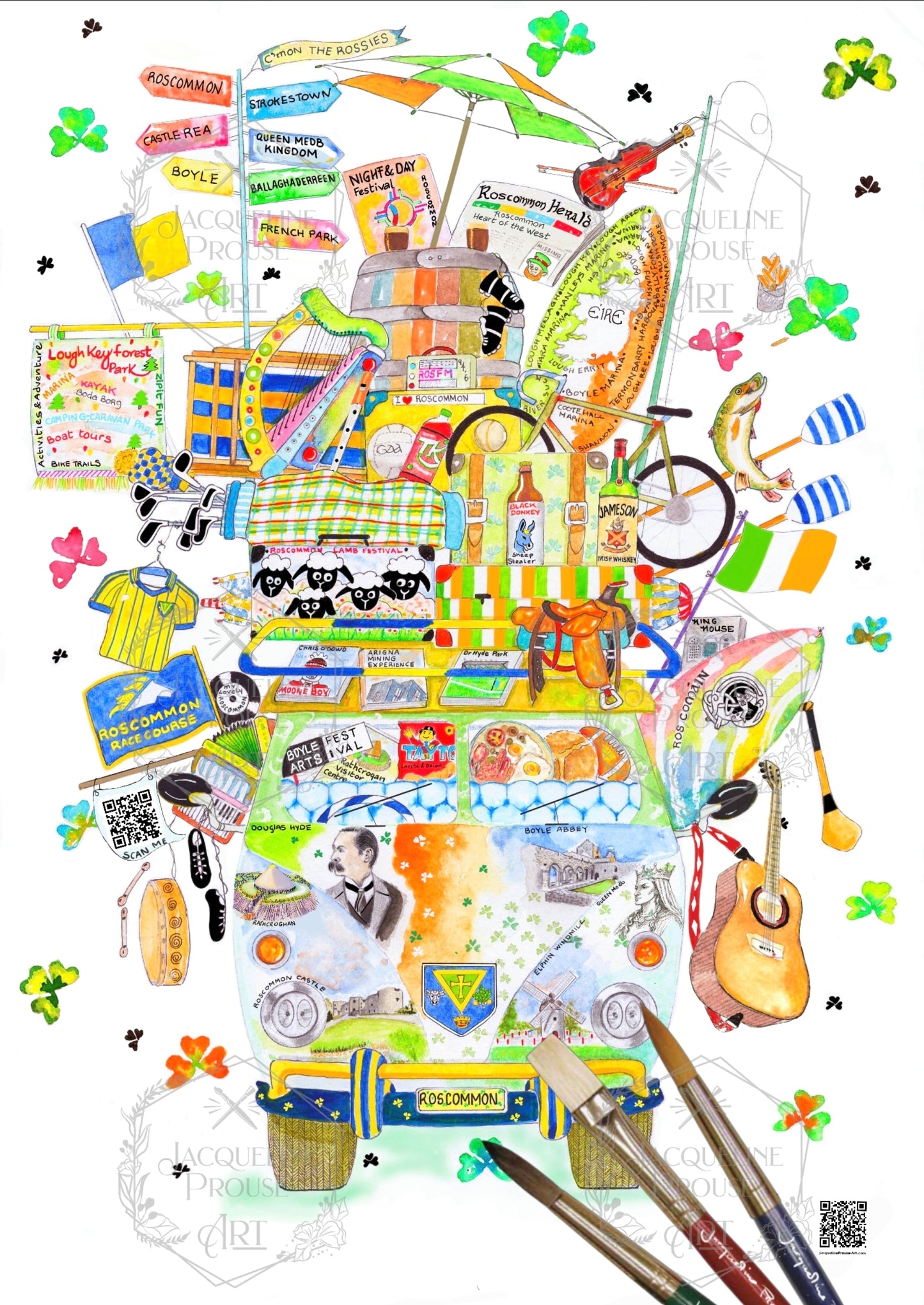 ROSCOMMON - THE RARE ROSCOMMON WAGON☘️ A Gift For All Occasions ☘️