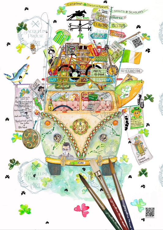 IRELAND - THE RARE IRISH WAGON☘️ A Gift For All Occasions ☘️