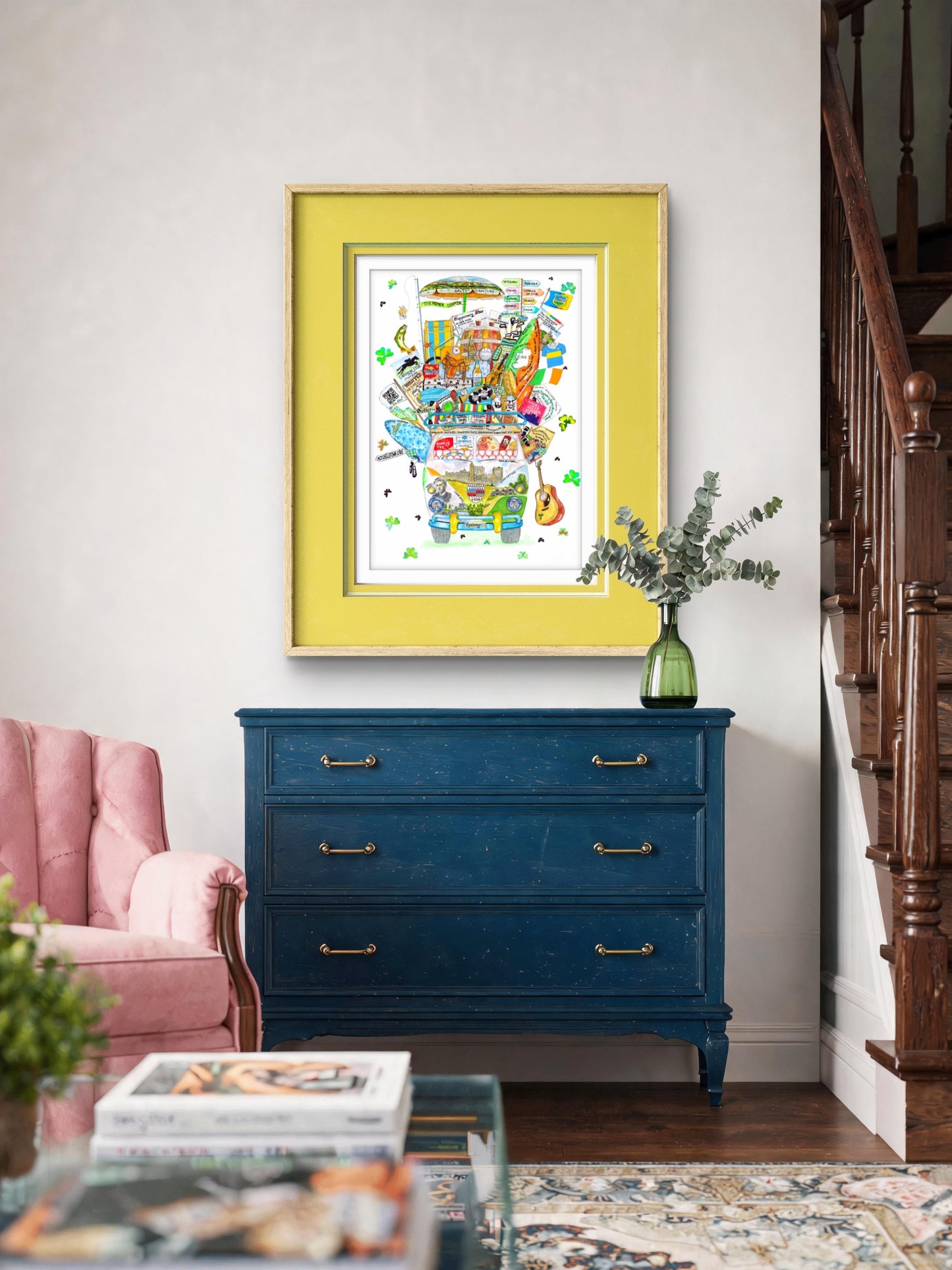 TIPPERARY ART PRINT- THE RARE TIPPERARY WAGON☘️ A Gift For All Occasions ☘️