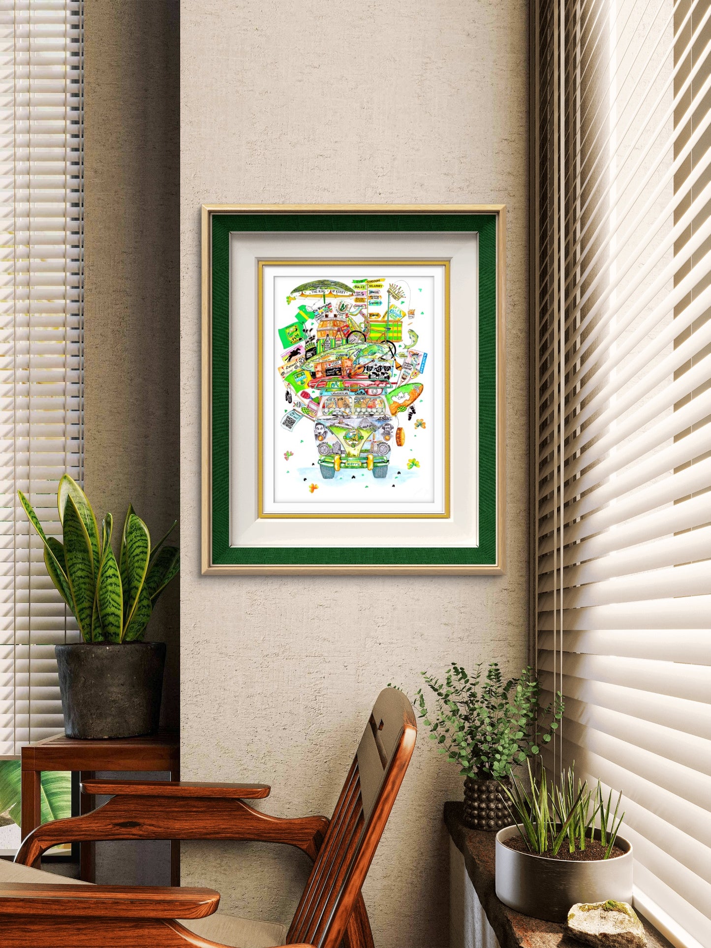 KERRY ART PRINT - THE RARE KERRY WAGON ☘️ A Gift For All Occasions ☘️