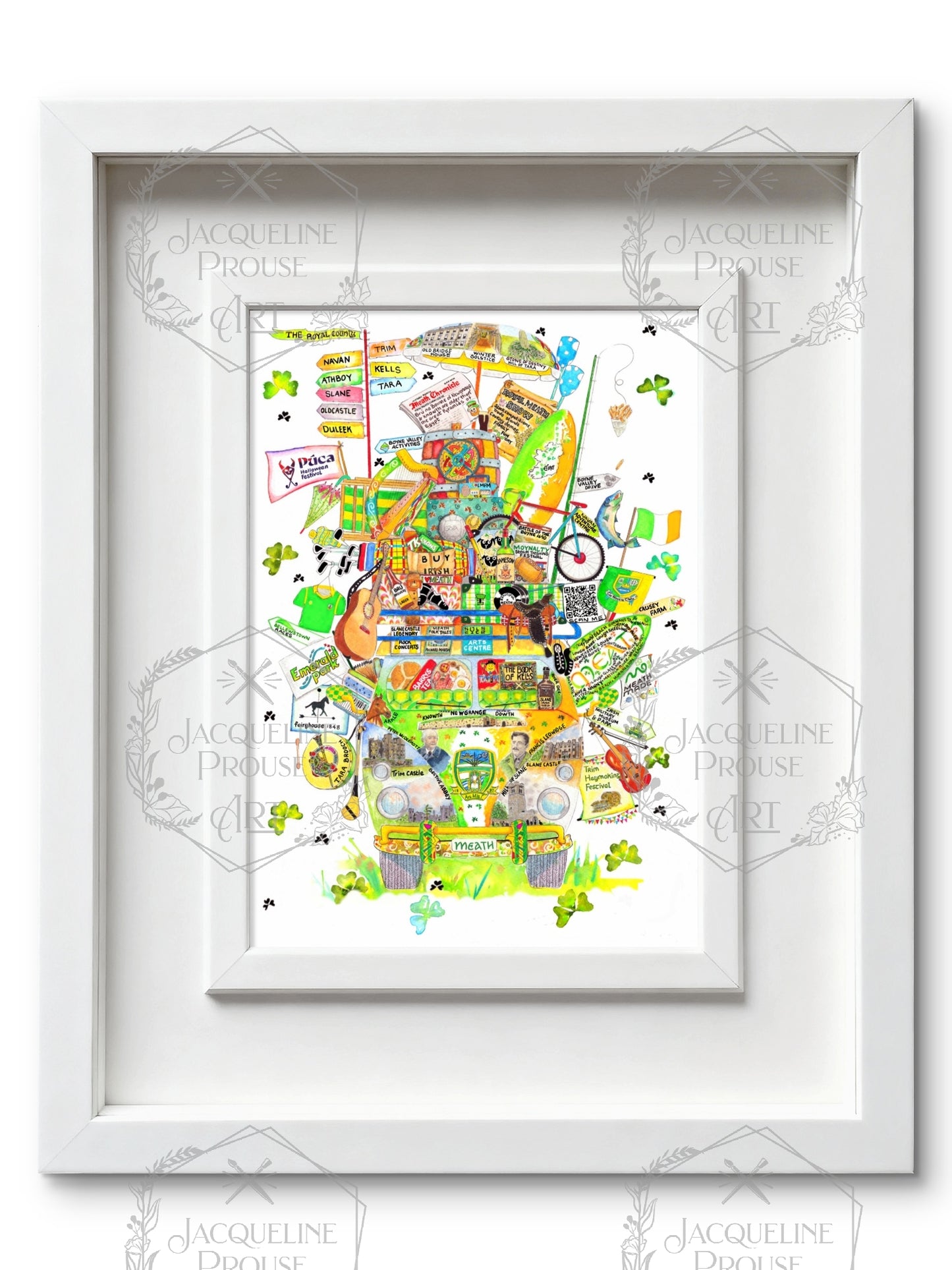 MEATH ART PRINT - THE RARE MEATH WAGON ☘️ A Gift For All Occasions ☘️