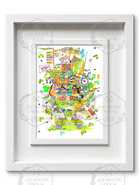 MEATH ART PRINT - THE RARE MEATH WAGON ☘️ A Gift For All Occasions ☘️