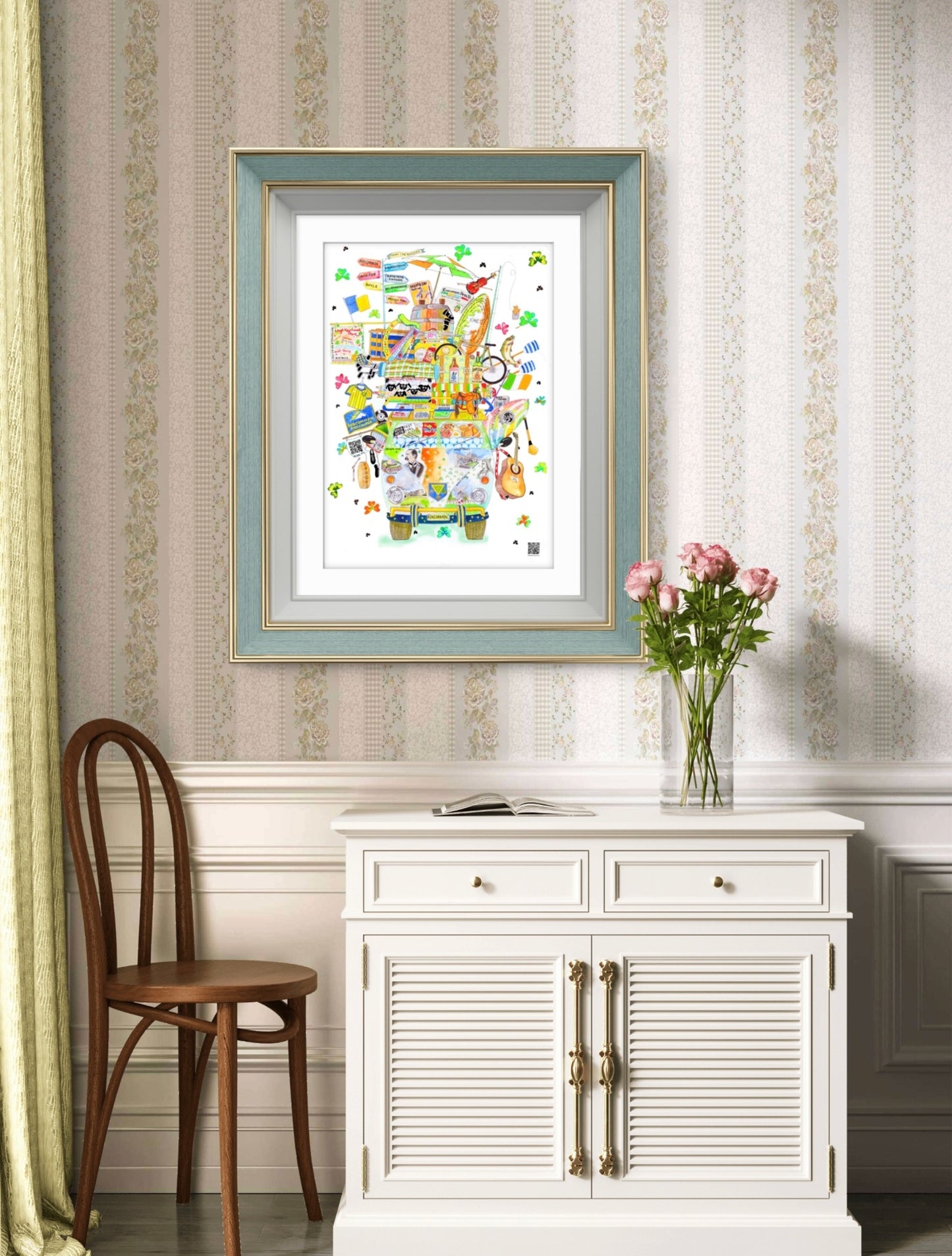 ROSCOMMON ART PRINT - THE RARE ROSCOMMON WAGON☘️ A Gift For All Occasions ☘️