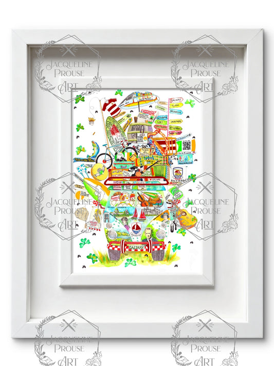 GALWAY ART PRINT- THE RARE GALWAY WAGON☘️ A Gift For All Occasions ☘️