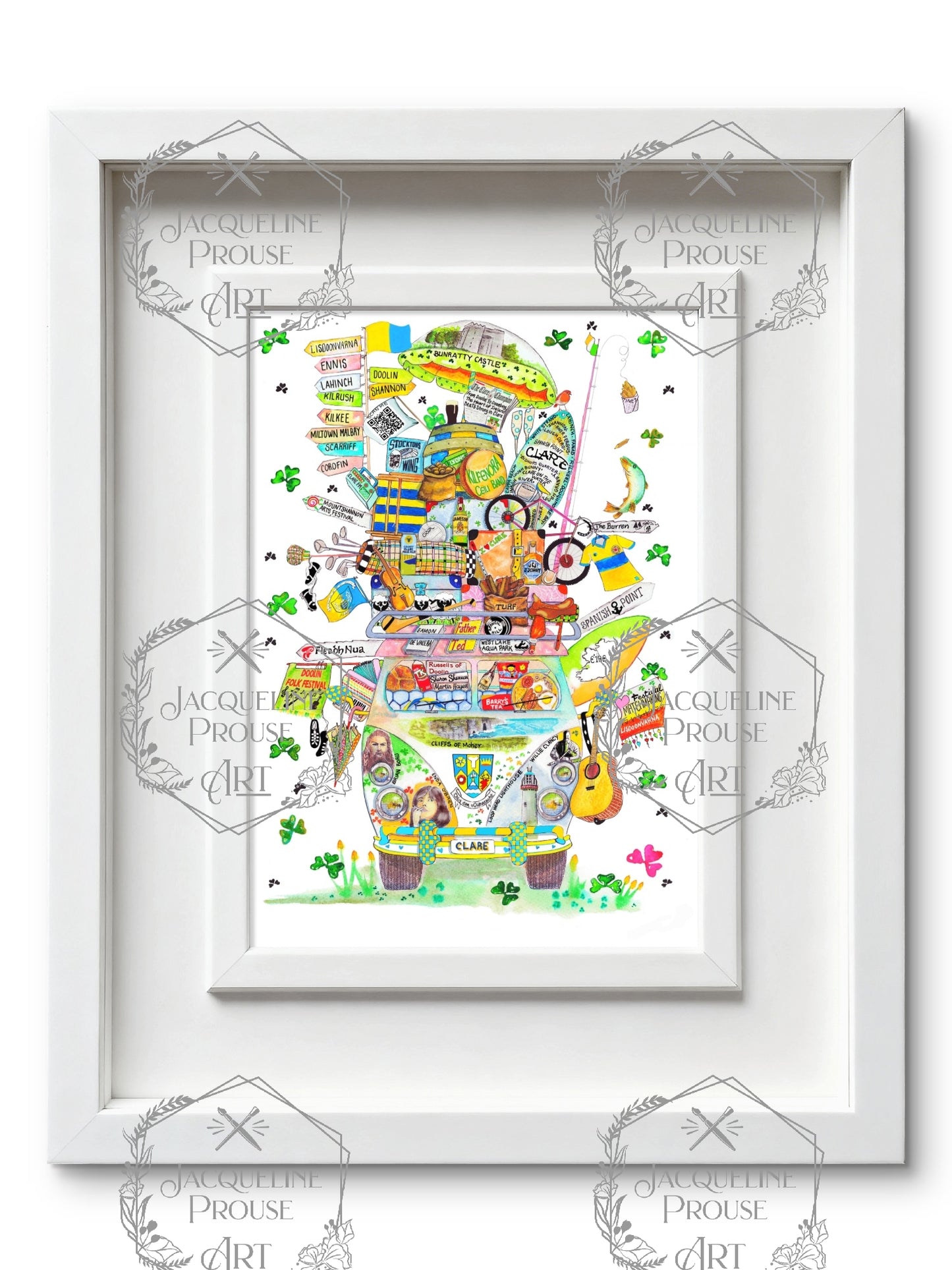 CLARE ART PRINT - THE RARE CLARE WAGON ☘️ A Gift For All Occasions ☘️