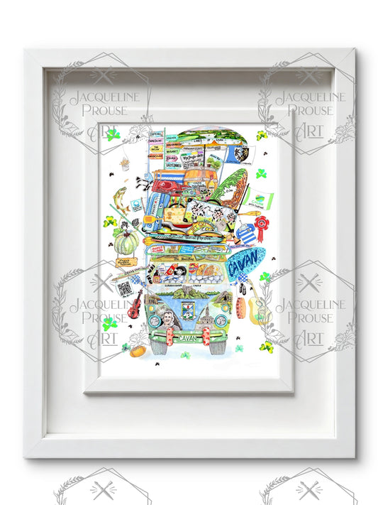 CAVAN ART PRINT - THE RARE CAVAN WAGON☘️ A Gift For All Occasions☘️