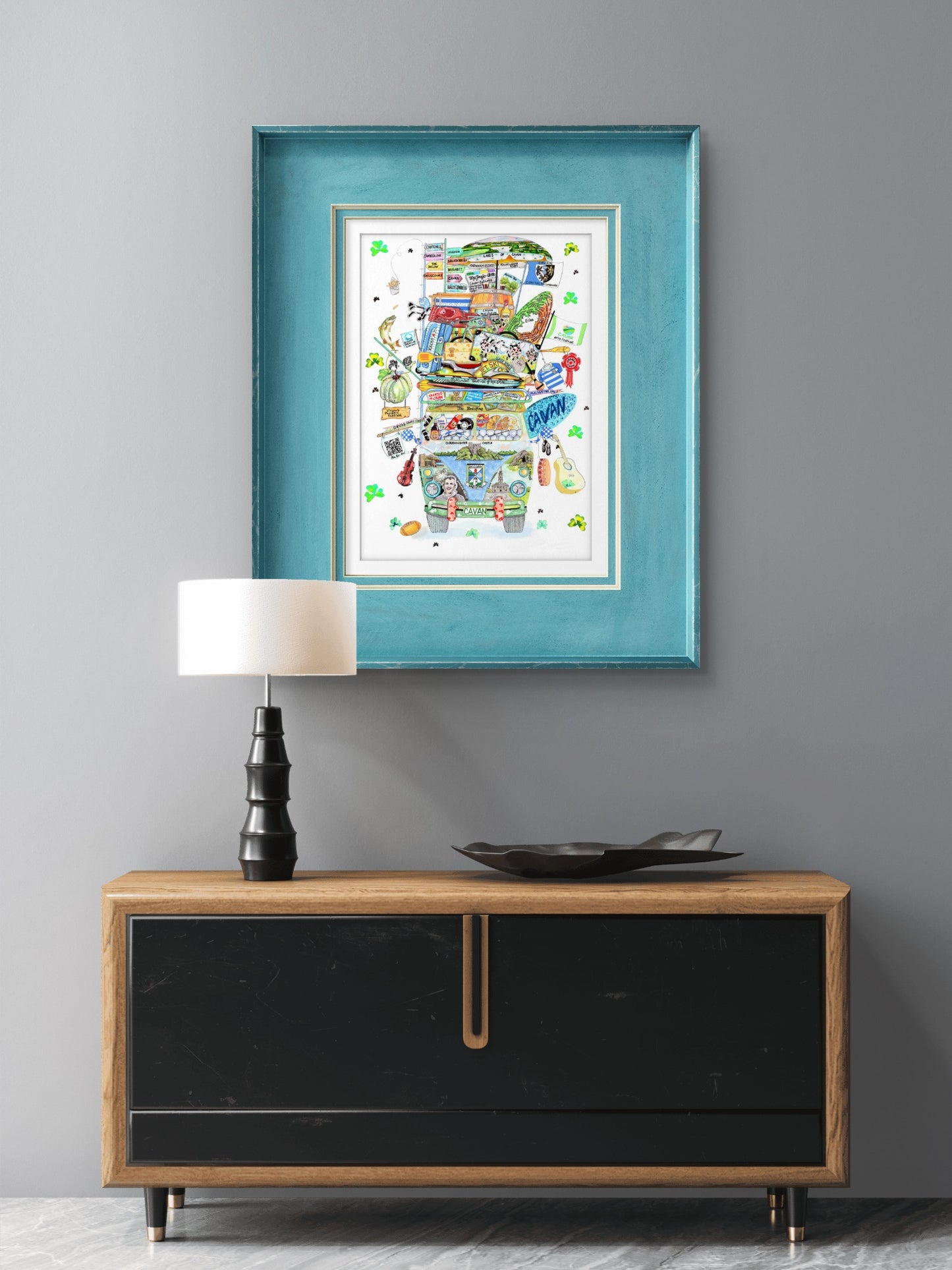 CAVAN ART PRINT - THE RARE CAVAN WAGON☘️ A Gift For All Occasions☘️